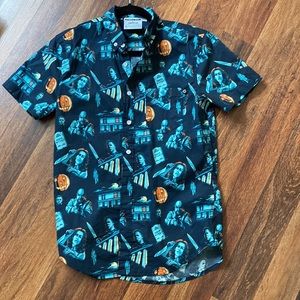 Creepy co halloween button down unisex xs